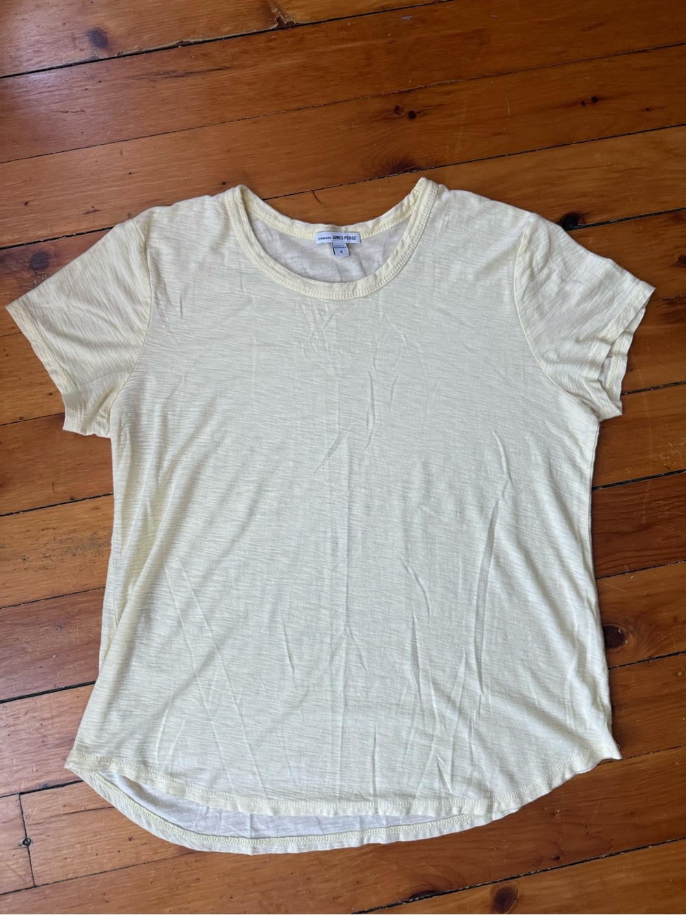 James Perse Standard t shirt 100% cotton women’s 4